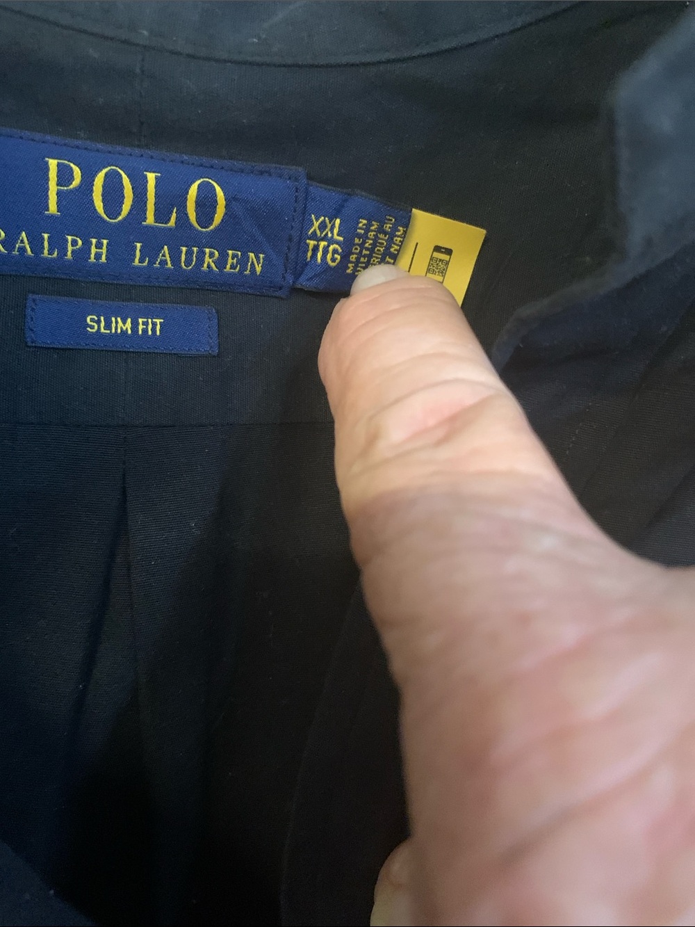 Polo by Ralph Lauren Slim Fit Button-Down Shirt - Navy